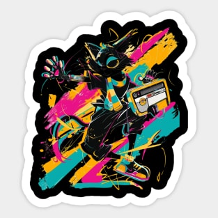 Felix The Cat Artwork Sticker